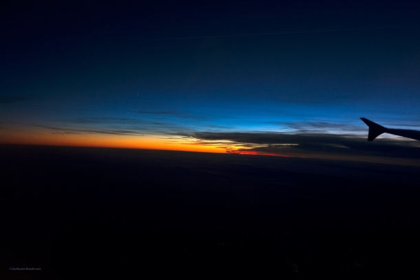 Sunset, Abstraction dans l'avion, 15 septembre 2013