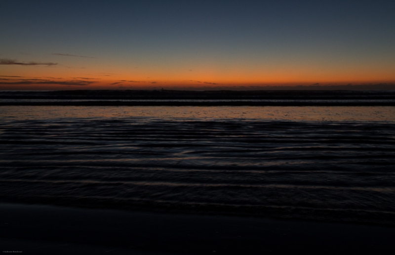 Océan, Sunset Plouharnel 7 décembre 2013